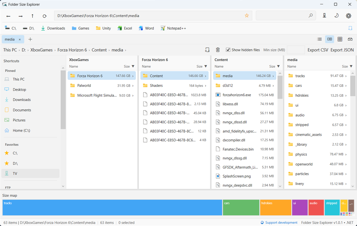 Folder Size Explorer